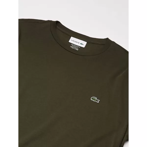 Lacoste Men's Long Sleeve Jersey Pima Regular Fit Crewneck T-Shirt