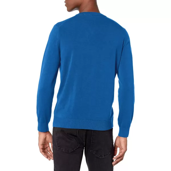 Lacoste Mens Long Sleeve Regular Fit V-neck Organic Cotton Sweater