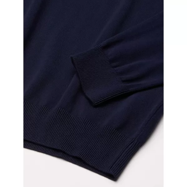 Lacoste Mens Long Sleeve Regular Fit V-neck Organic Cotton Sweater