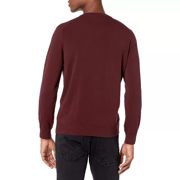 Lacoste Mens Long Sleeve Regular Fit V-neck Organic Cotton Sweater