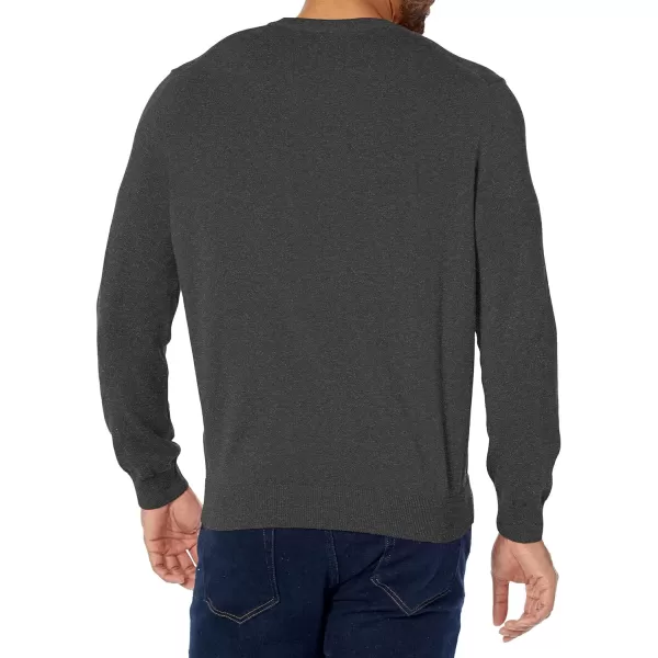 Lacoste Mens Long Sleeve Regular Fit V-neck Organic Cotton Sweater