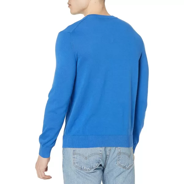 Lacoste Mens Long Sleeve Regular Fit V-neck Organic Cotton Sweater