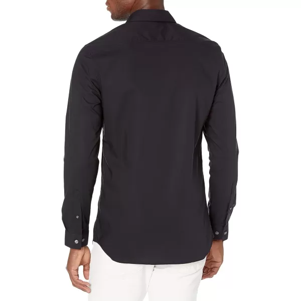 Lacoste Men's Long Sleeve Solid Slim Fit Poplin Shirt