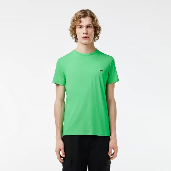 Lacoste Men's Short Sleeve Pima Crewneck Tee