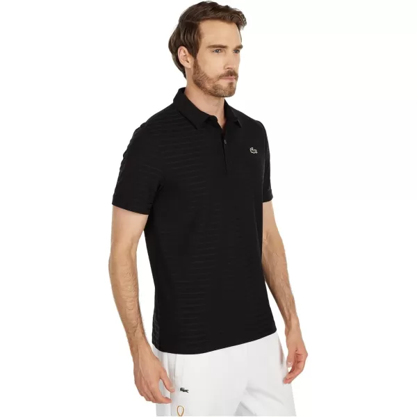 Lacoste Mens Sport Short Sleeve Jacquard Techincal Polo Shirt