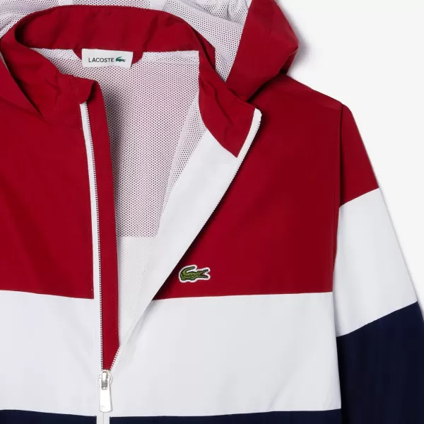 Lacoste Taffeta Full Zip Hoodied Jacket
