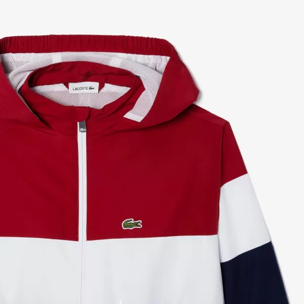Lacoste Taffeta Full Zip Hoodied Jacket