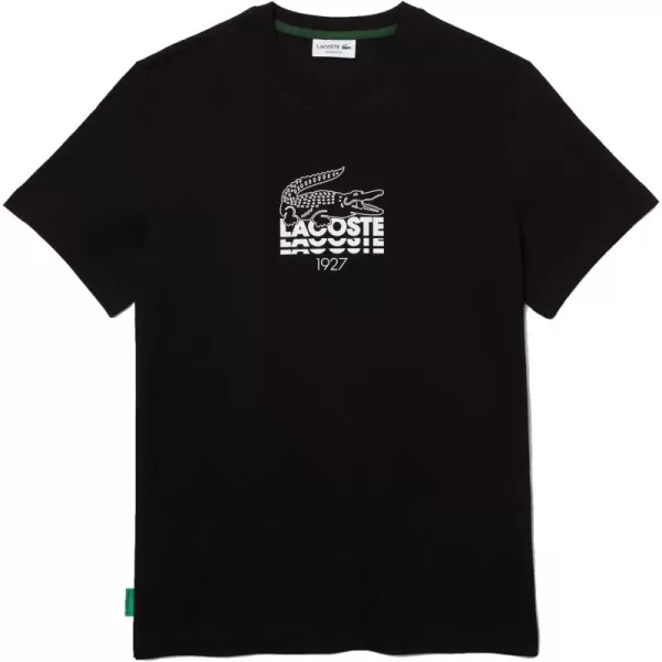 Lacoste Adult Short Sleeve Bold Print Crewneck T-Shirt