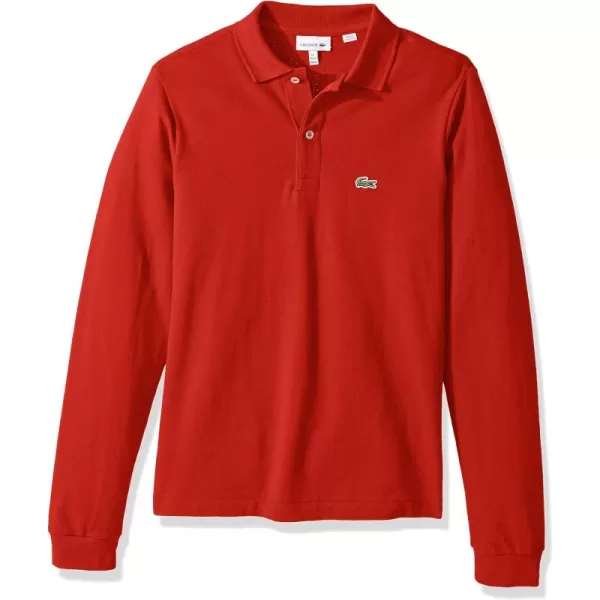 Lacoste Boys' Big Long Sleeve Classic Solid Pique Polo