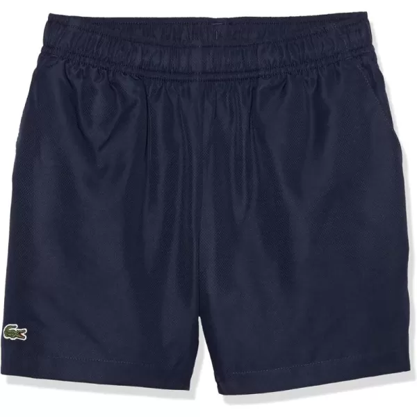 Lacoste Boys' Solid Taffeta Tennis Shorts
