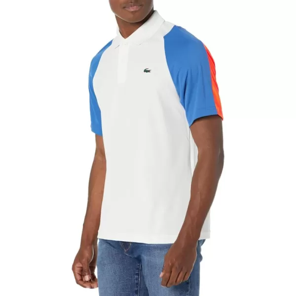 Lacoste Contemporary Collection's Men's Short Sleeve Regular Fit Polo with Colorblocking