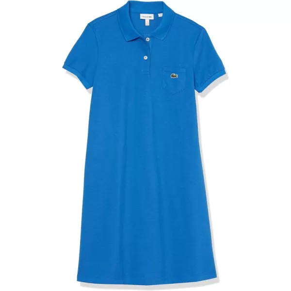 Lacoste Girls' Classic Pique Polo Dress with Pocket