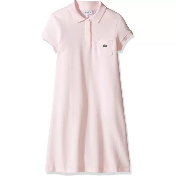 Lacoste Girls' Classic Pique Polo Dress with Pocket