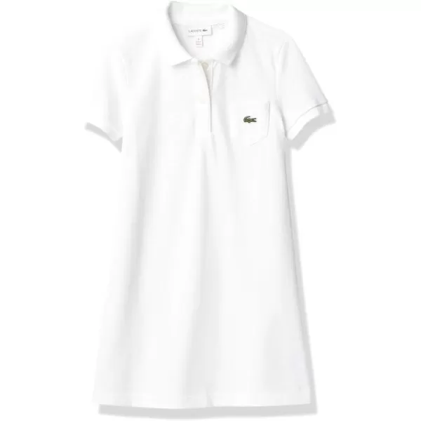 Lacoste Girls' Classic Pique Polo Dress with Pocket