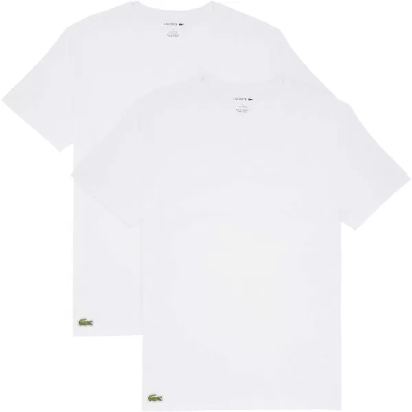 Lacoste Men's Casual Classic Cotton Stretch 2 Pack V-Neck T-Shirts