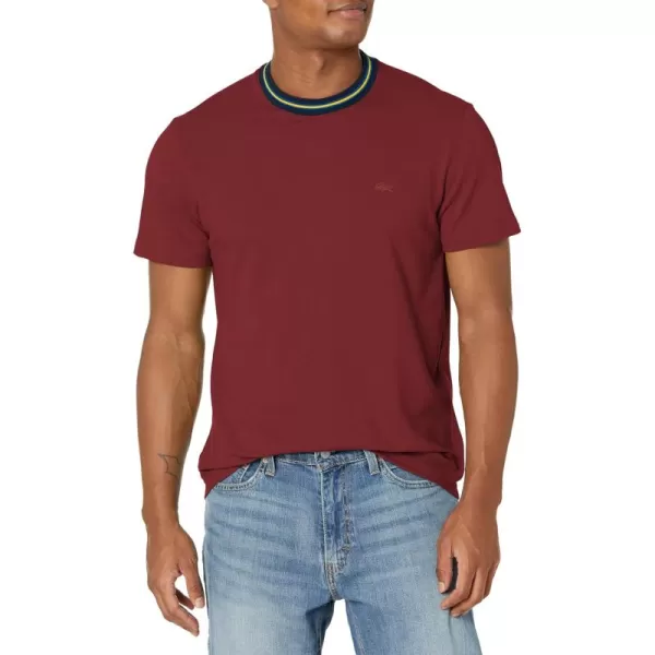 Lacoste Men's Short Sleeve Fancy Crew Neck T-Shirt