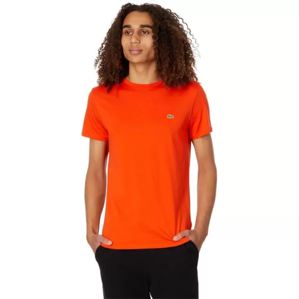Lacoste Men's Short Sleeve Pima Crewneck Tee