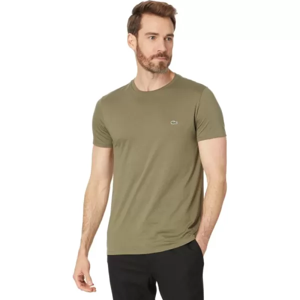 Lacoste Men's Short Sleeve Pima Crewneck Tee