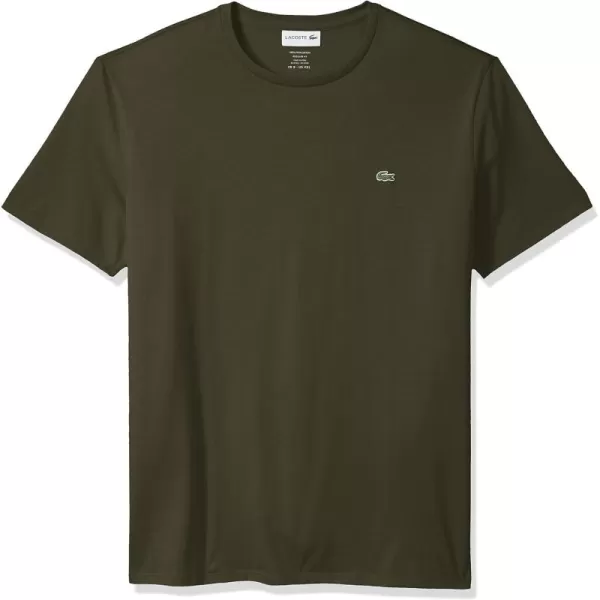 Lacoste Men's Short Sleeve Pima Crewneck Tee
