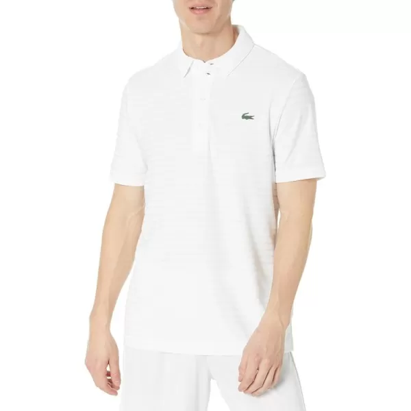 Lacoste Mens Sport Short Sleeve Jacquard Techincal Polo Shirt