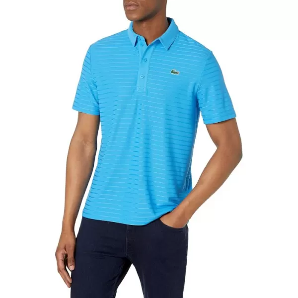 Lacoste Mens Sport Short Sleeve Jacquard Techincal Polo Shirt