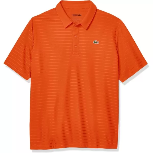Lacoste Mens Sport Short Sleeve Jacquard Techincal Polo Shirt