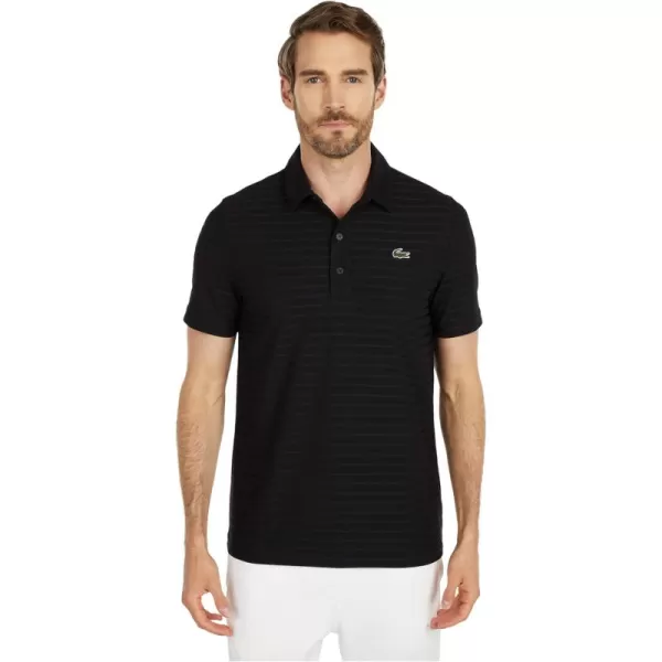 Lacoste Mens Sport Short Sleeve Jacquard Techincal Polo Shirt
