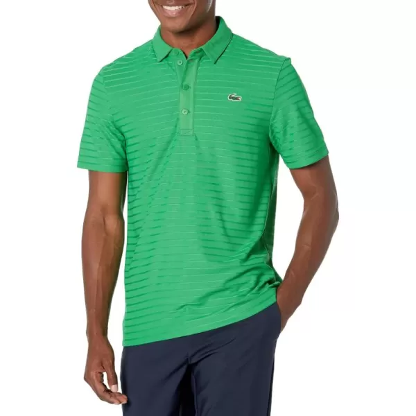 Lacoste Mens Sport Short Sleeve Jacquard Techincal Polo Shirt