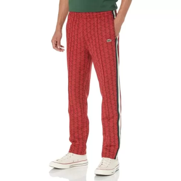 Lacoste Men's Vintage Fit Printed Monogram Track Pant
