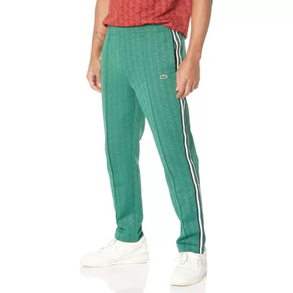 Lacoste Men's Vintage Fit Printed Monogram Track Pant