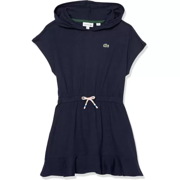 Lacoste One Size Girl's Sleeveless Hooded Dress with Adjustable Waist