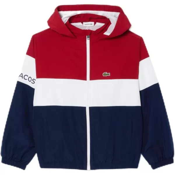 Lacoste Taffeta Full Zip Hoodied Jacket