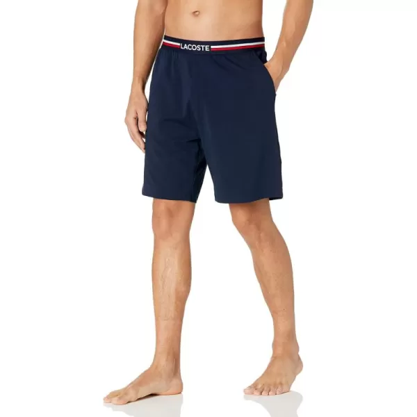 Lacoste mens Semi-fancy Waist Cotton Stretch Loungewear Shorts