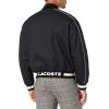 imageLacoste Mens Embroidered Cotton Twill Bomber JacketBlack