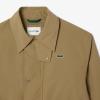 imageLacoste Mens Light Weight Short Parka Jacket WPocketsLion Beige