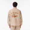 imageLacoste Mens Long Sleeve Aop L Full Zip Hoodless Blouson Jacket WArm Stripes ampamp Large Croc Back Graphic Tbd LXL