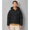 imageLacoste Mens Solid Full Zip Puffer Parka JacketNoir