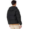 imageLacoste Mens Solid Full Zip Puffer Parka JacketNoir