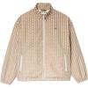 imageLacoste Mens Long Sleeve Aop L Full Zip Hoodless Blouson Jacket WArm Stripes ampamp Large Croc Back Graphic Tbd LXL