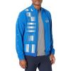 imageLacoste Mens Long Sleeve Novak Djokovic OffCourt Tennis Full Zip SweatshirtMarinaBlanc