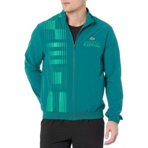 imageLacoste Mens Long Sleeve Novak Djokovic OffCourt Tennis Full Zip SweatshirtDanubeVerdier