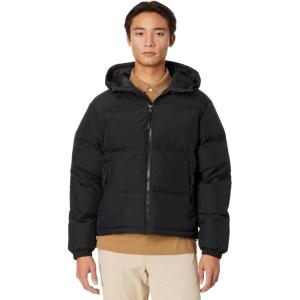 imageLacoste Mens Solid Full Zip Puffer Parka JacketNoir