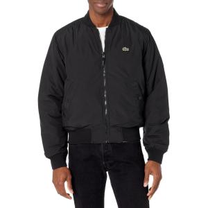 imageLacoste Womens Classic Fit Reversible BomberBlackCroissant
