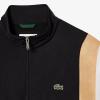 imageLacoste Mens Classic Fit Reversible Bomber JacketBlackCroissantflour
