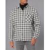 imageLacoste Mens Flannel Shirt Jacket with Back GraphicNoirMultico