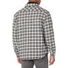 imageLacoste Mens Flannel Shirt Jacket with Back GraphicNoirMultico