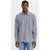 imageLacoste Mens Long Sleeve Regular Fit Checkered Button Down ShirtAbimesMultico