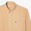 imageLacoste Mens Long Sleeve Regular Fit Linen Casual Button Down Shirt with Front PocketCroissant