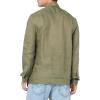imageLacoste Mens Long Sleeve Regular Fit Linen Casual Button Down Shirt with Front PocketTank