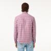 imageLacoste Mens Long Sleeve Regular Fit Plaid Casual Button Down ShirtOraMultico